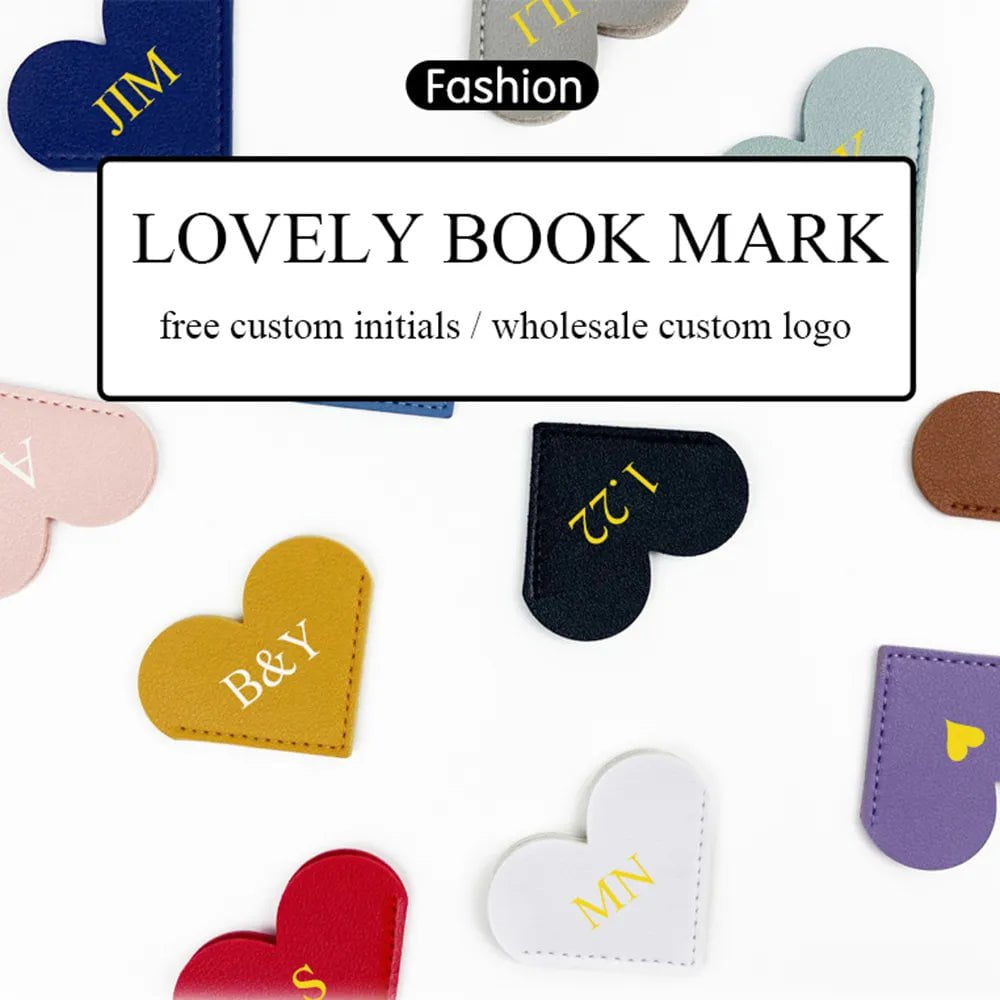 Storazone Custom Letters Corner Bookmark Personalize Logo Name Book Page Marker Library Activities Read-in DIY Souvenir Gift For Students