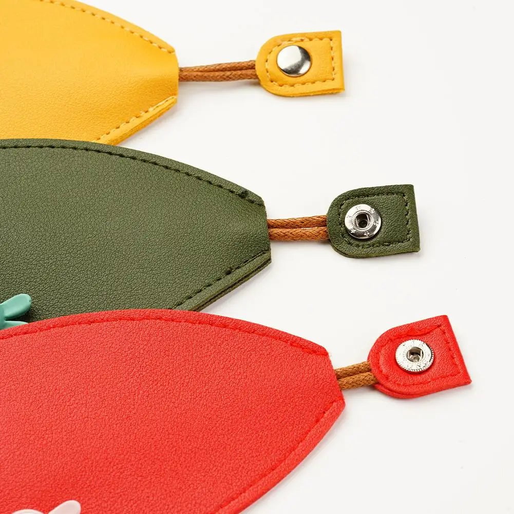 Storazone Cute Fruits Unisex Pull Type Key Bag Housekeepers Car Key Holder Case New Leather Keychain Pouch PU Leather Key Wallets