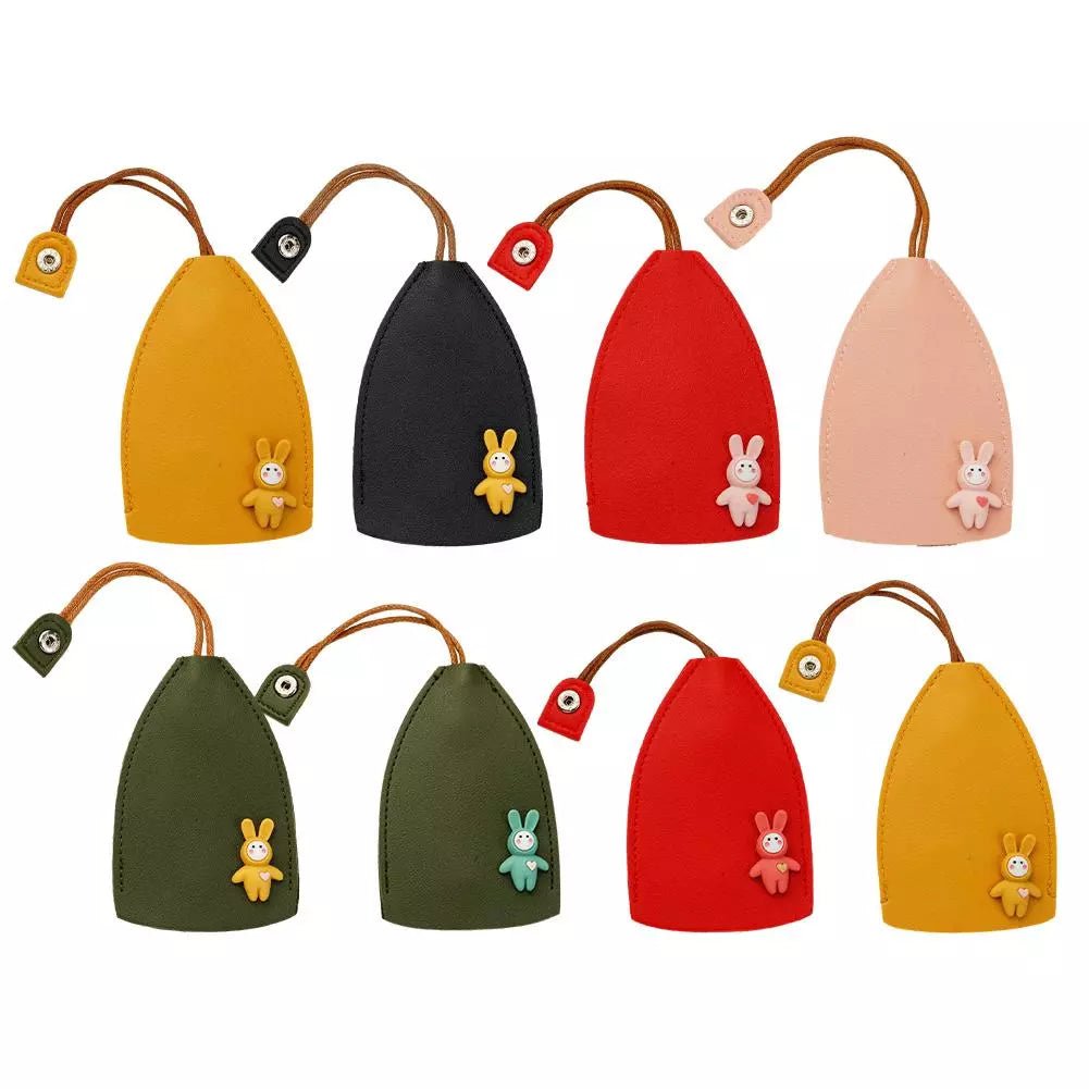 Storazone Cute Fruits Unisex Pull Type Key Bag Housekeepers Car Key Holder Case New Leather Keychain Pouch PU Leather Key Wallets