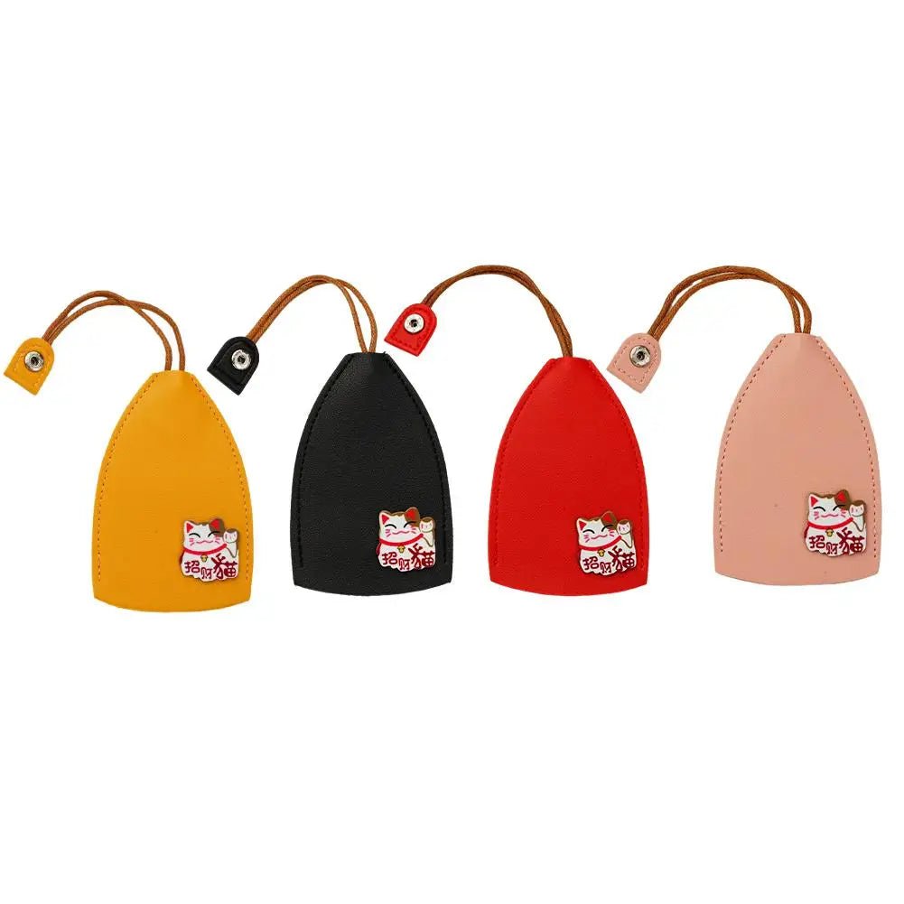 Storazone Cute Fruits Unisex Pull Type Key Bag Housekeepers Car Key Holder Case New Leather Keychain Pouch PU Leather Key Wallets