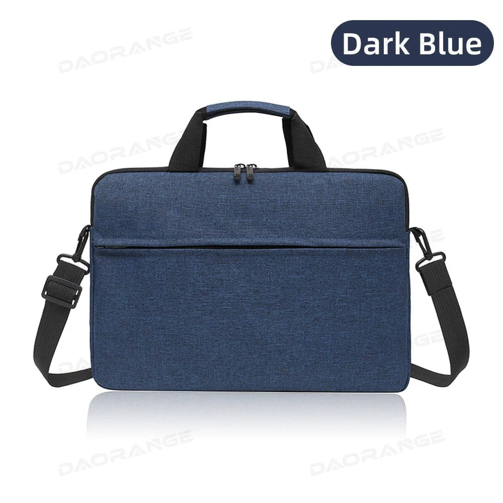 Storazone Dark blue / 12-13.3 inch Laptop Handbag Bag For Macbook Pro Case For Laptop Xiaomi Dell HP Lenovo 13.3 14 15 15.6 inch Protable Shoulder Messenger Bag