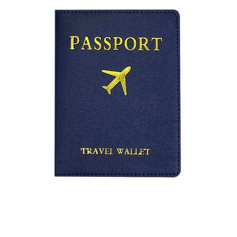Storazone dark blue 1PC Women Men PU Leather Luggage Tag Suitcase Identifier Label Baggage Boarding Bag Tag Name ID Address Holder Travel Accessorie