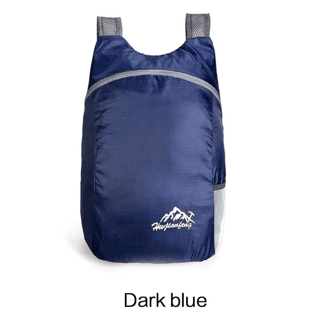 Storazone Dark blue JJYY Foldable Waterproof Outdoor Sports Backpack - Ultra Light Portable Travel Bag for Travel Camping Running Fitness Shopping