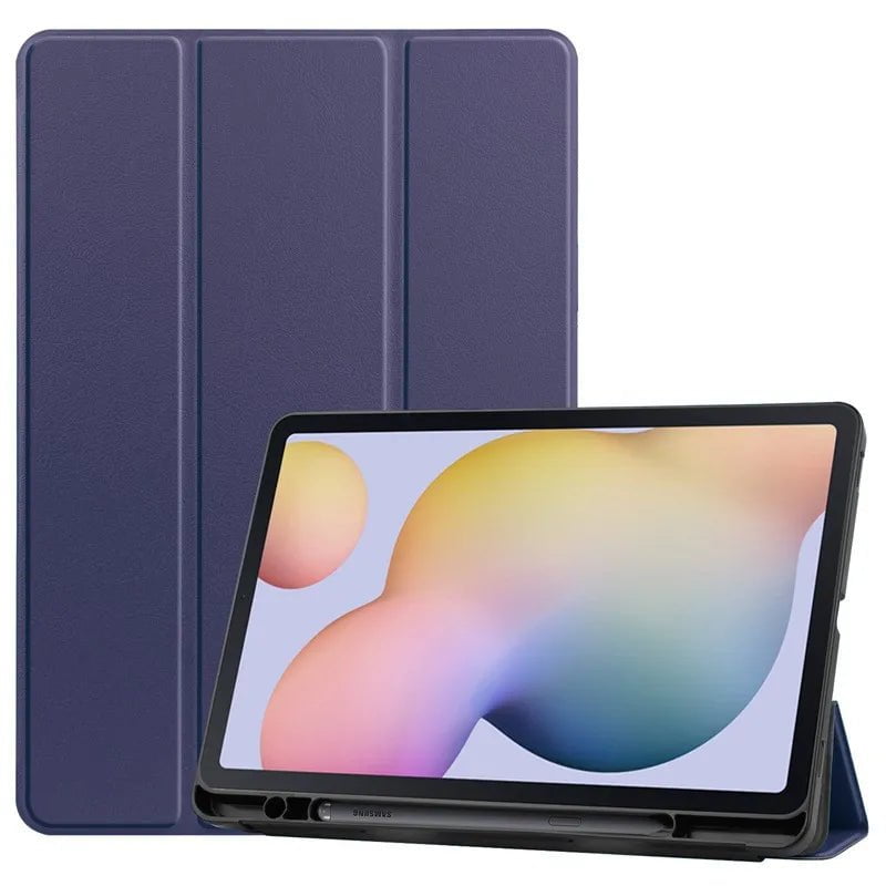 Storazone dark blue / S6 Lite 10.4 2020 Case For Samsung Galaxy Tab S6 Lite 10.4 Stand Cover for Samsung Tab S6 Lite 2020 2022 SM-P613 P615 P610 P619 Pencil Holder Fund