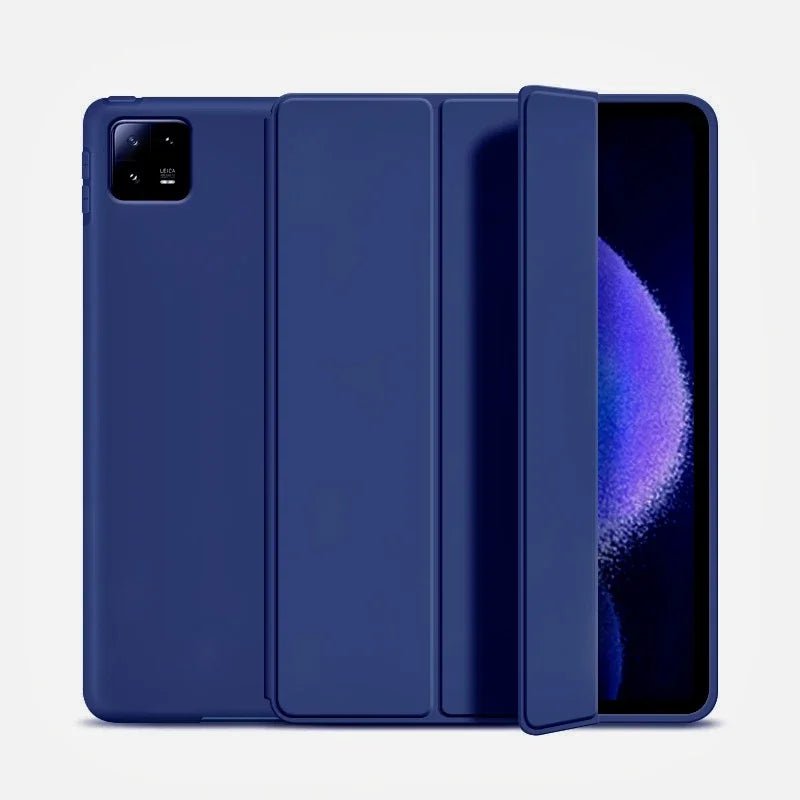 Storazone Dark blue / Xiaomi Pad 6 / Russian Federation Smat Case For Xiaomi Pad 6 2023 11 inch PU Leather Tri-folding Magnetic Cover Funda For Xiaomi Mi Pad 6 MiPad 6 Pro 2023 Case