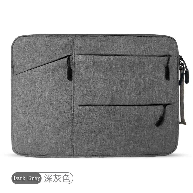 Storazone dark gray / For 12 Inch Laptop Bag PC Case 13 14 15 Cover Funda Sleeve Portable Case For Macbook Air Pro 12 13.3 14.1 15.6 Inch Redmi Mac book M1 Laptop