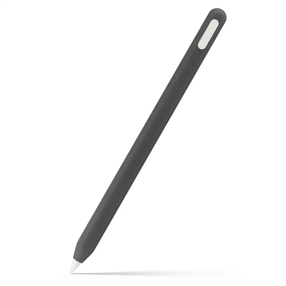 Storazone Dark gray For Apple Pencil 2 Silicone Case For Ipencil 2nd Generation Anti-lost Anti-scratch Protective Cover Sleeve Pencil Cap