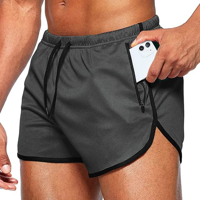 Storazone Dark Gray / M(50-60kg) Men Sport Shorts Summer Sportswear Beach Jogging Short Pants Training Shorts Men Basketball Clothing Gym Fitness Running Bottoms