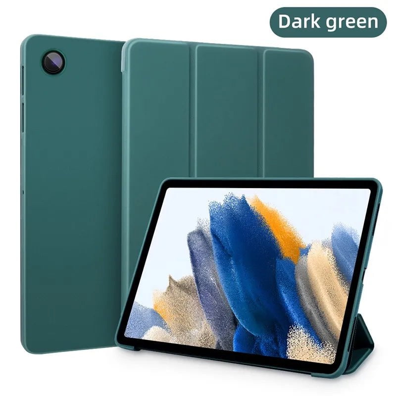 Storazone Dark green / A7 TBTIC Case for Samsung Galaxy S6 Lite P610 P615 A9 A7 Lite 8.7IN Tab A8 10.5IN A9 Plus S7 S8 S9 11IN PU Tablet Cover Smart Case