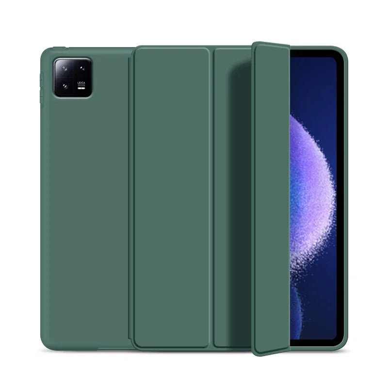 Storazone Dark green / Xiaomi Pad 6 / Russian Federation Smat Case For Xiaomi Pad 6 2023 11 inch PU Leather Tri-folding Magnetic Cover Funda For Xiaomi Mi Pad 6 MiPad 6 Pro 2023 Case