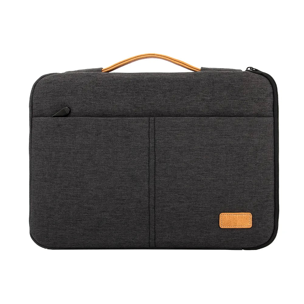 Storazone Dark grey / 14-inch Laptop Sleeve bag 14 15.6 Inch Notebook Pouch For Macbook HP Dell Acer Shockproof Computer Briefcase Travel Business Men Case