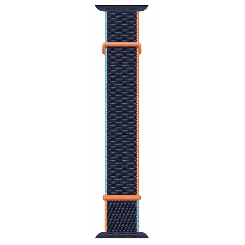 Storazone dark navy / 38mm 40mm 41mm Nylon Strap For Apple Watch Band Ultra 9 8 7 SE 6 5 3 38MM 42MM 40MM 44MM smartwatch Accessorie bracelet iWatch serie 45MM 41MM