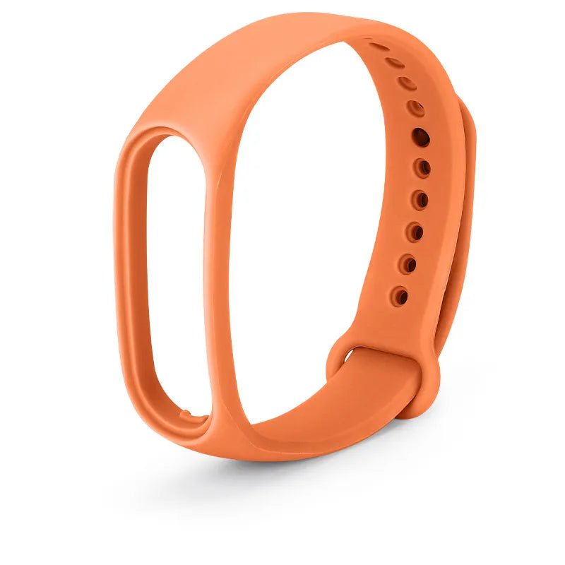 Storazone Dark orange 22 / Mi band 7-6-5 / CHINA Watchbands for Xiaomi Mi Band 7 bracelet silicone wrist Miband 5 6 NFC Replacement pulsera Sport correa mi band 7 6 3 4 5 strap