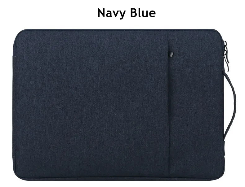 Storazone DarkBlue / 11 inch-30x20x2cm Laptop Sleeve Handbag Case for Macbook Pro Air 13.3 14 15 15.6 15.4 16 inch Waterproof Notebook Cover for Lenovo ASUS Xiaomi Bag