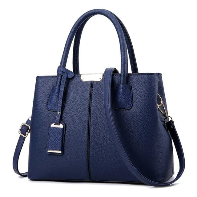 Storazone darkblue / 30x13x22cm Yogodlns Famous Designer Brand Bags Women Leather Handbags New  Luxury Ladies Hand Bags Purse Fashion Shoulder Bags