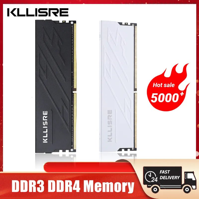 Storazone DDR3 4GB 1600MHz X 2 Kllisre DDR3 DDR4 4GB 8GB 16GB Memory Ram 1600 1866 2400 2666 3200 MHz Desktop Dimm Non-ECC