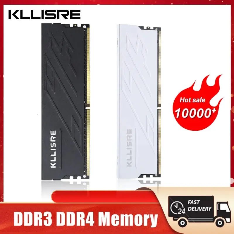 Storazone DDR4 16G3200 WhiteX4 Kllisre DDR3 DDR4 4GB 8GB 16GB Memory Ram 1600 1866 2666 3200 MHz Desktop Dimm Non-ECC