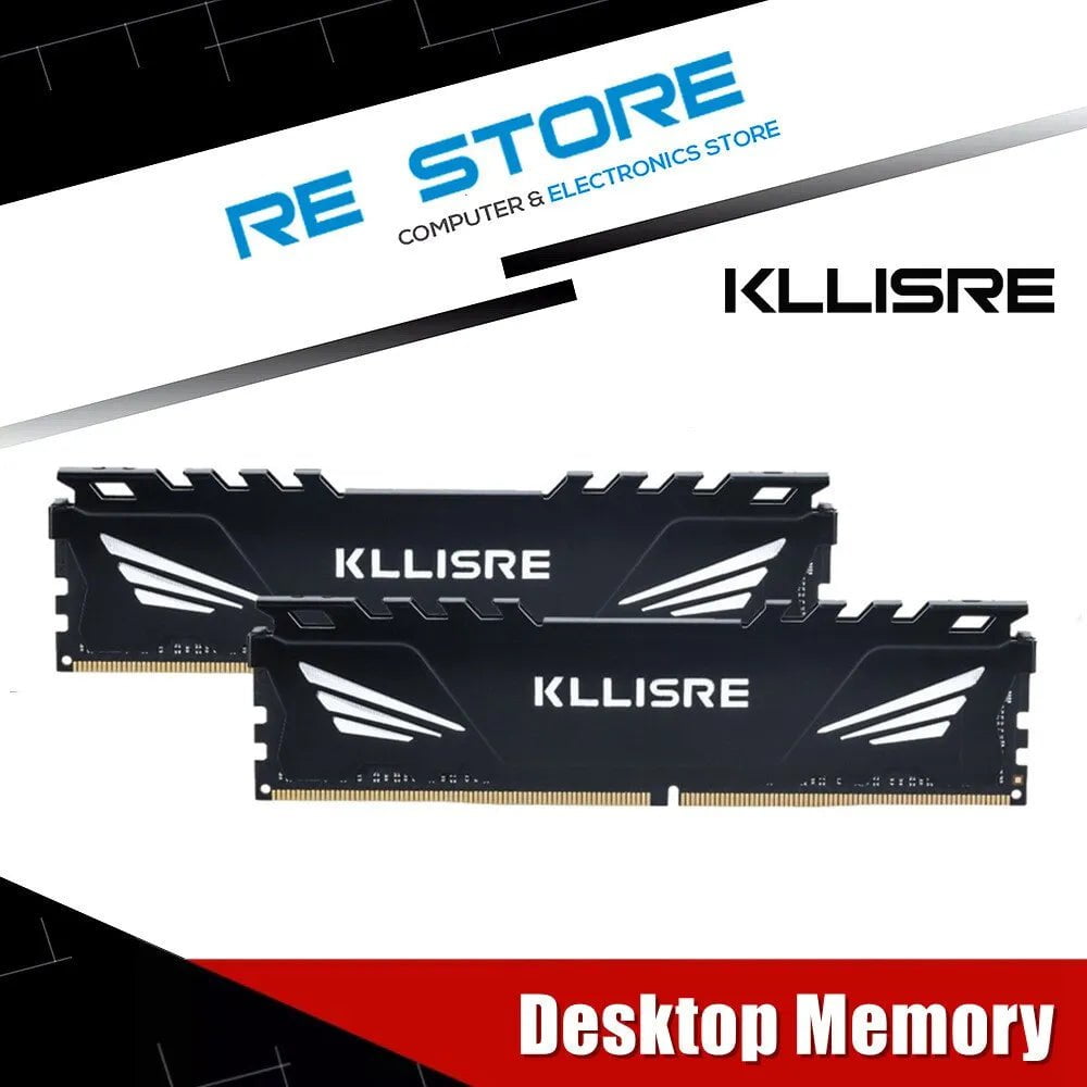 Storazone DDR4 8GB 2666 x 1PCs Kllisre RAM DDR4 8GB 16GB Memory 2666MHz 3200MHz Desktop Dimm High Compatible