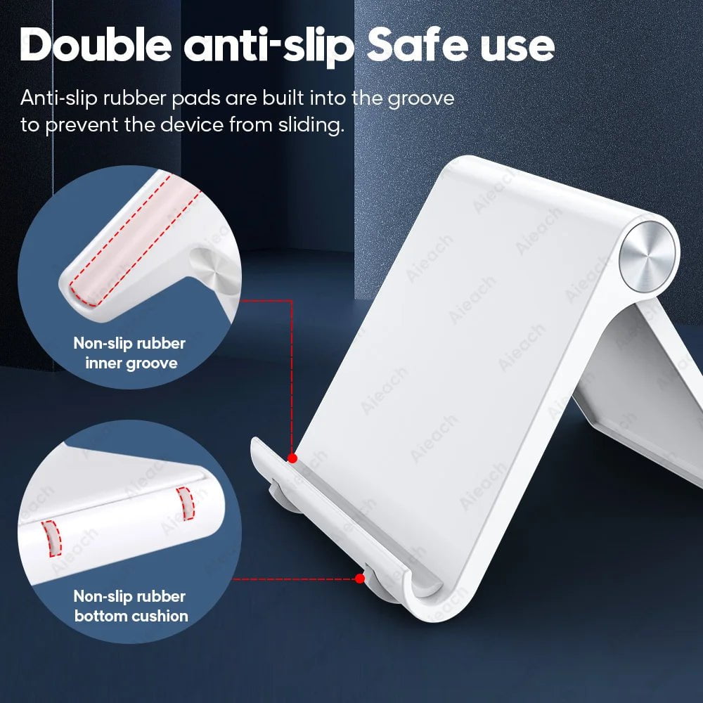 Storazone Desktops Holder For Tablet 7.9 to 11 inch , Adjustable Folding Bracket Tablet Stand For iPad Xiaomi Samsung Mobile Phone Support
