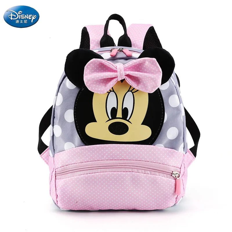 Storazone Disney Cartoon Backpack For Baby Boys Girls Minnie Mickey Mouse Children Lovely Schoolbag Kindergarten Schoolbag Kids Gift