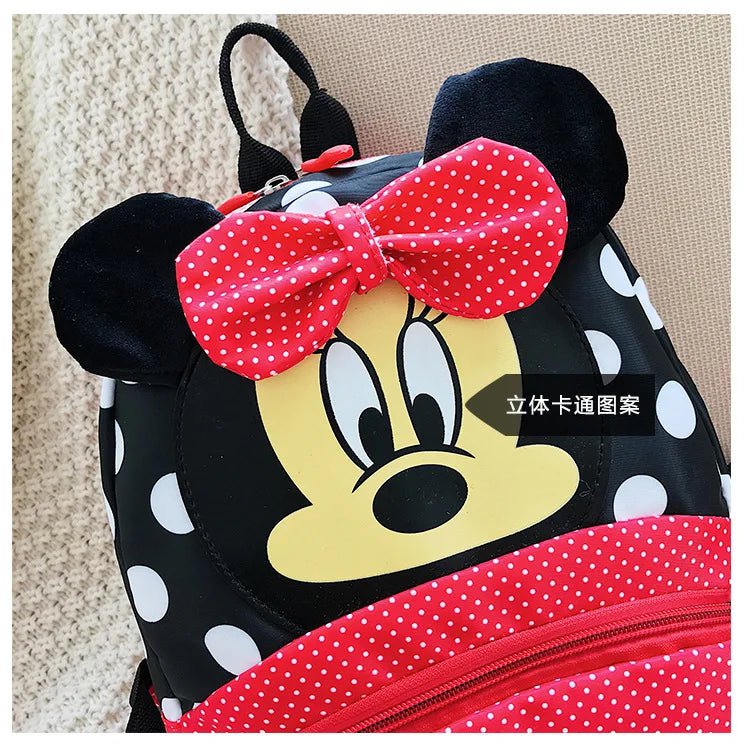 Storazone Disney Cartoon Backpack For Baby Boys Girls Minnie Mickey Mouse Children Lovely Schoolbag Kindergarten Schoolbag Kids Gift