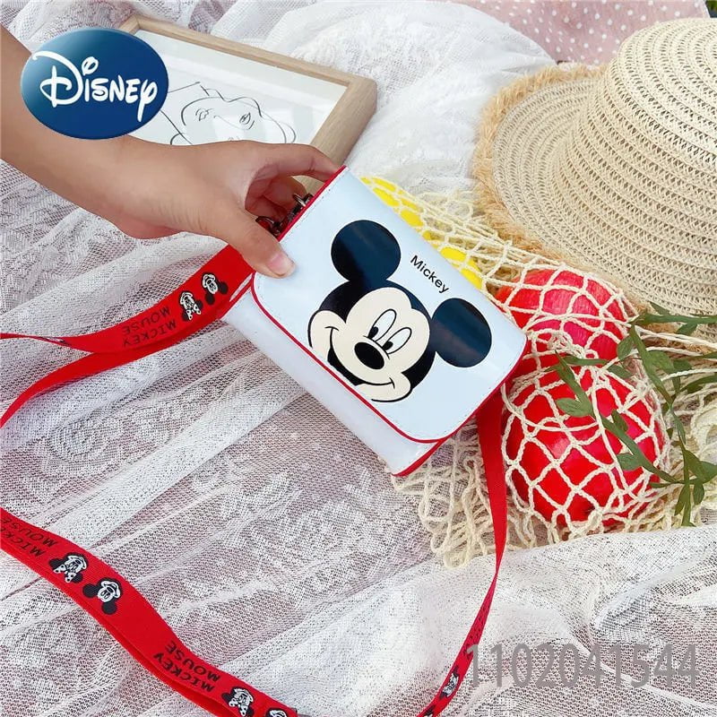 Storazone Disney Shoulder Bag with Mickey Mouse Cute Mini Crossbody Bag for Kid Purse Minnie Mickey Mouse Cartoon Girls Side Bags