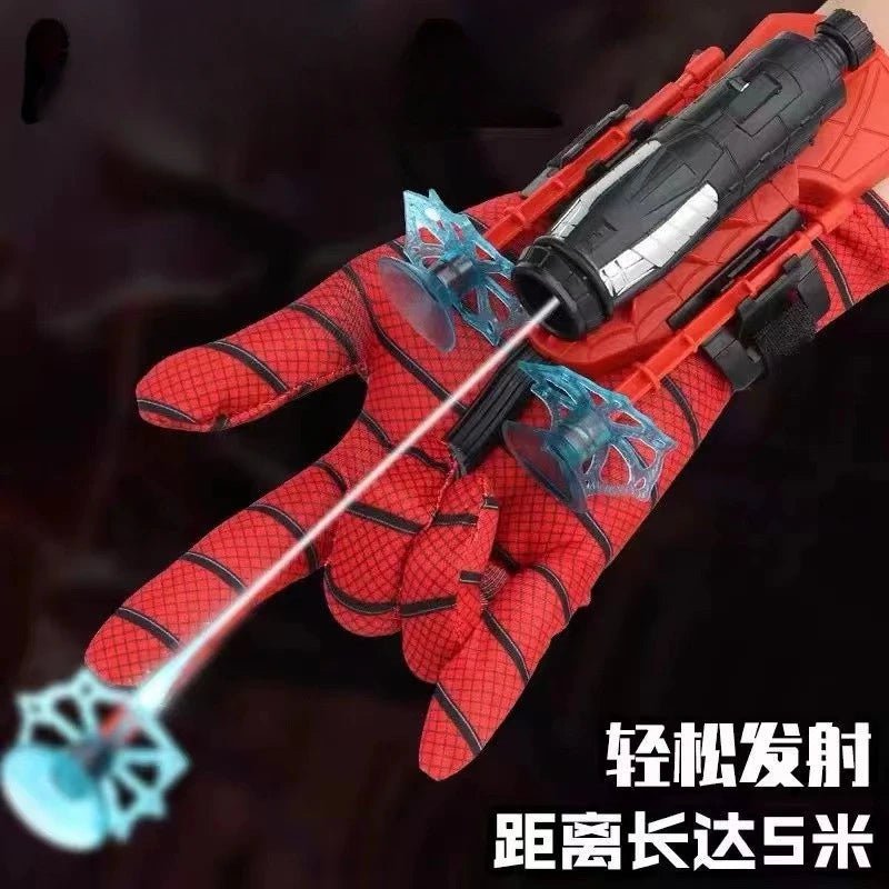 Storazone Disney SpiderMan Hero Launcher Rotating Spider-Man Launcher Soft Bullet Gun Suction Cup Ejection Toy Children's Birthday Gift