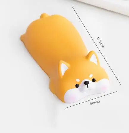 Storazone dog New Cute Wrist Rest Support For Mouse Pad Computer Laptop Arm Rest For Desk Ergonomic Kawaii Slow Rising Squishy Toys