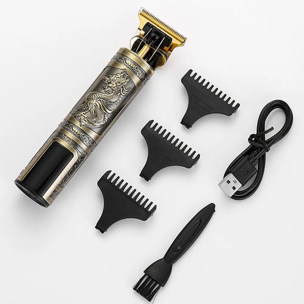 Storazone dragon  phoenix Three-speed Variable Gear T9 Hair Clipper Shaving Hair Trimming Hair Trimming Electric Shaver Boyfriend Gift Barber Clippers