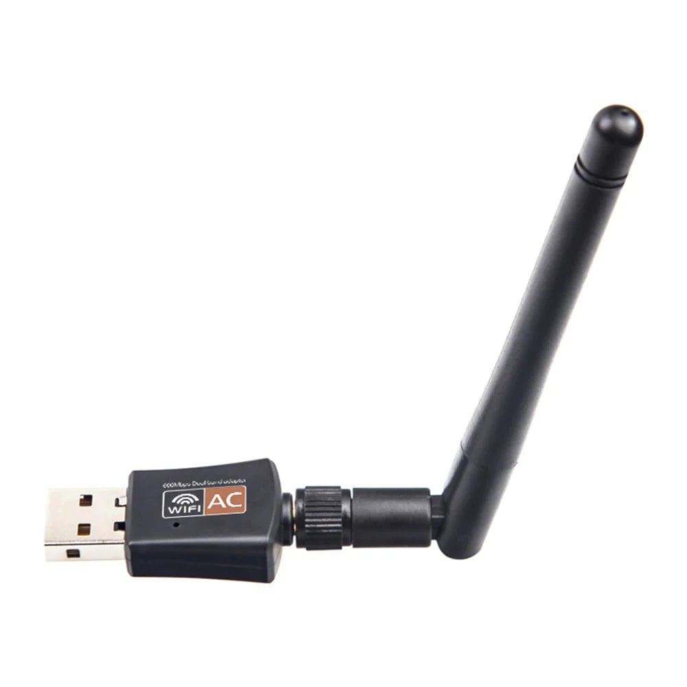 Storazone Dual Band 600Mbps USB wifi Adapter 2.4GHz 5GHz WiFi with Antenna PC Mini Computer Network Card Receiver