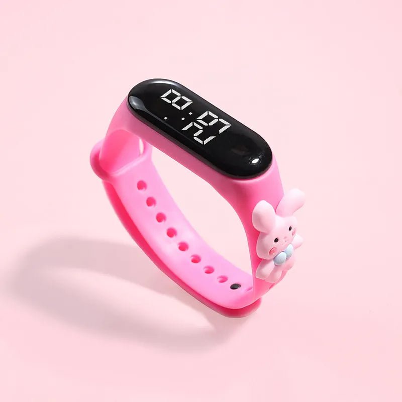 Storazone E Kids Watch Watch Reloj Smart Watch LED Children Watches Bracelet Cartoon Digital Ladies Watch for Girls Waterproof Clock Gift