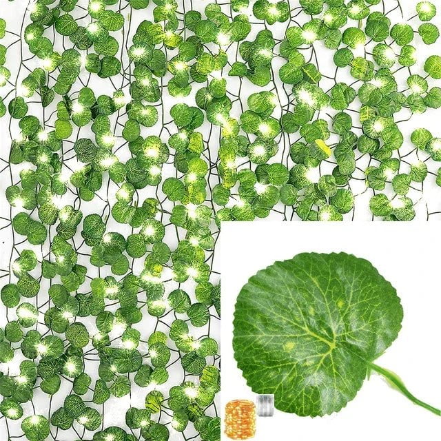 Storazone E Upgrade Artificial ivy wall home decorative plants vines greenery garland hanging for room garden office wedding wall decoration foliage