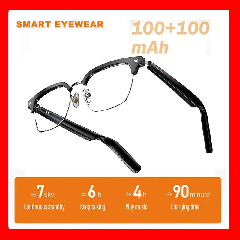 Storazone E10 IP65 Waterproof Smart Glasses Lady Men Woman Wireless Blue Tooth Audio Call Game Music Optical Voice Assitant Sun Eyewear