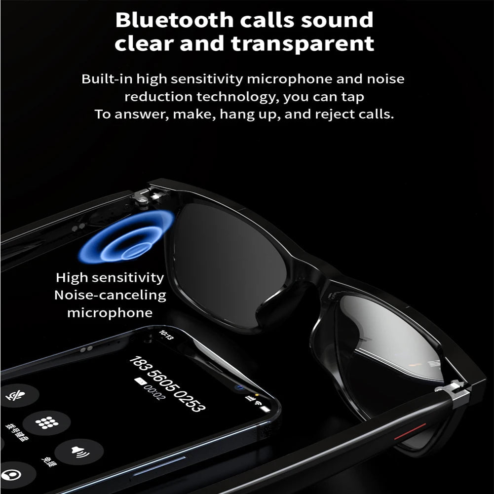 Storazone E13 Smart Glasses Wireless Bluetooth-compatible 5.0 Sunglasses With Bluetooth Headphones Outdoor Sports Hands-free Calling Music