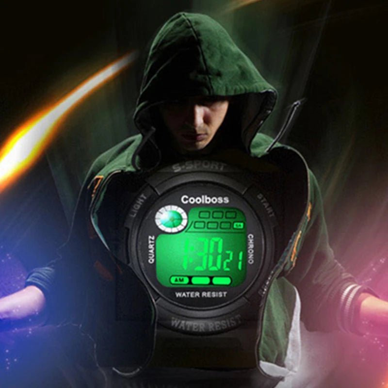 Storazone Electronic Watch For Boys Girls Children Luminous Dial Military Sport Watches for Kids Waterproof Multi-function Digital Watch