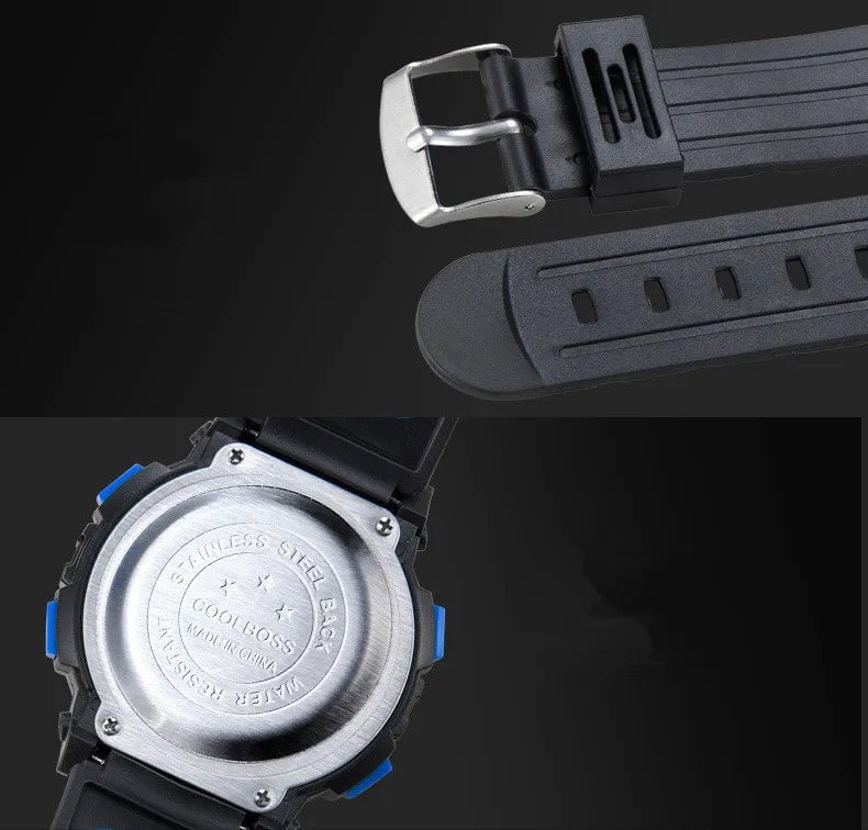 Storazone Electronic Watch For Boys Girls Children Luminous Dial Military Sport Watches for Kids Waterproof Multi-function Digital Watch