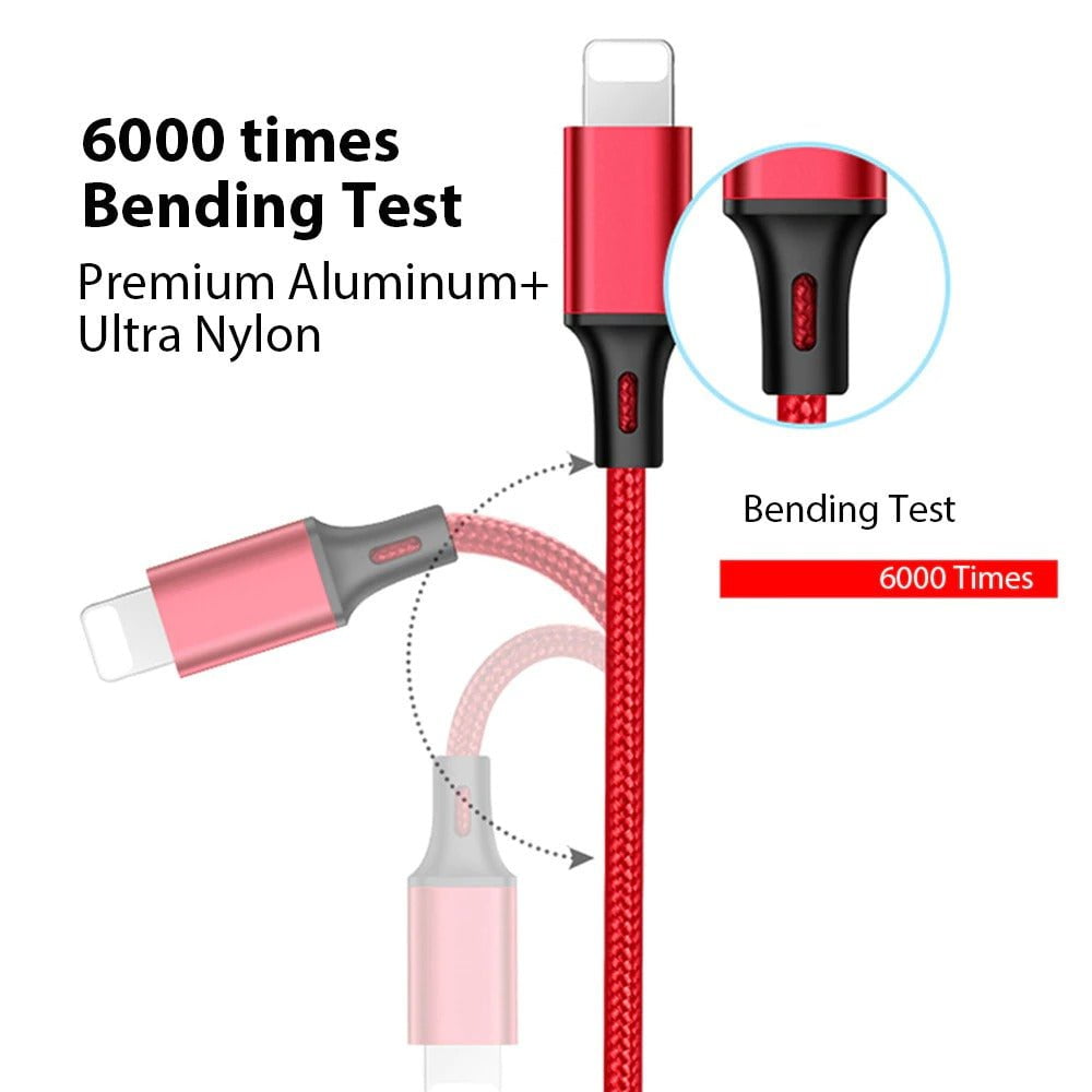 STORAZONE Electronics 3 In 1 USB Cable For 'IPhone XS Max XR X 8 7 Charging Charger Micro USB Cable For Android USB TypeC Mobile Phone Cables