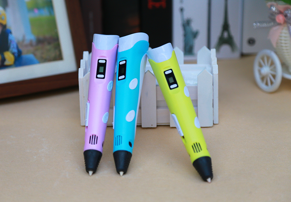 STORAZONE Electronics 3D print pen 3D pen two generation graffiti 3D stereoscopic paintbrush children puzzle painting toys