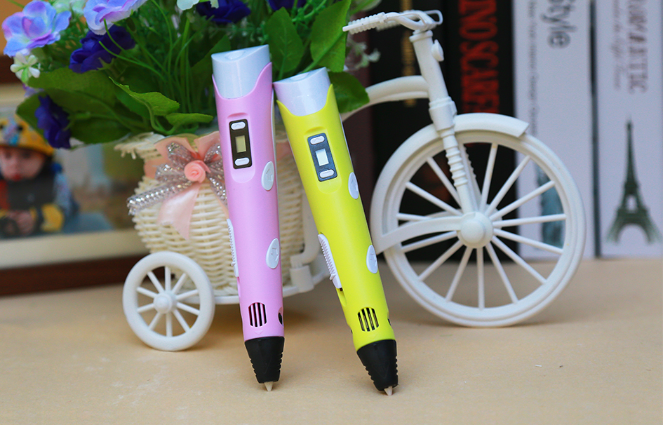 STORAZONE Electronics 3D print pen 3D pen two generation graffiti 3D stereoscopic paintbrush children puzzle painting toys