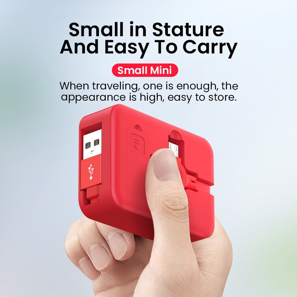 STORAZONE Electronics 4 In 1 Retractable USB Cable Creative Macaron Type C Micro Cable For I Phone With Phone Stand Charging Data Cable Line Storage Box