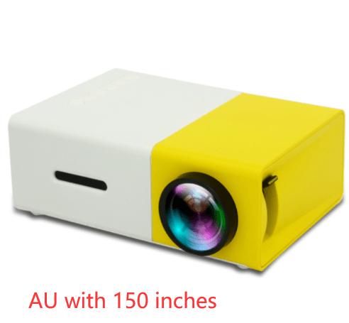 STORAZONE Electronics AU with 150 inches Portable Projector 3D Hd Led Home Theater Cinema HDMI-compatible Usb Audio Projector Yg300 Mini Projector