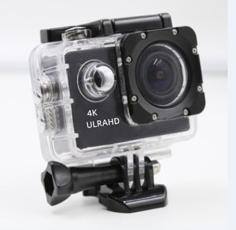 STORAZONE Electronics Black 4K  Waterproof Sport Camera