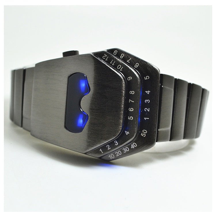 STORAZONE Electronics Black Alloy men's electronic watch