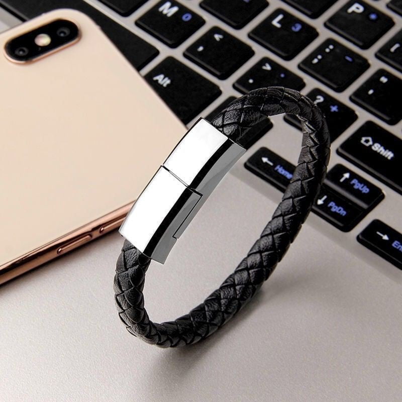 STORAZONE Electronics Black / Android interface / 20cm New Bracelet Charger USB Charging Cable Data Charging Cord For IPhone14 13 Max USB C Cable For Phone Micro Cable