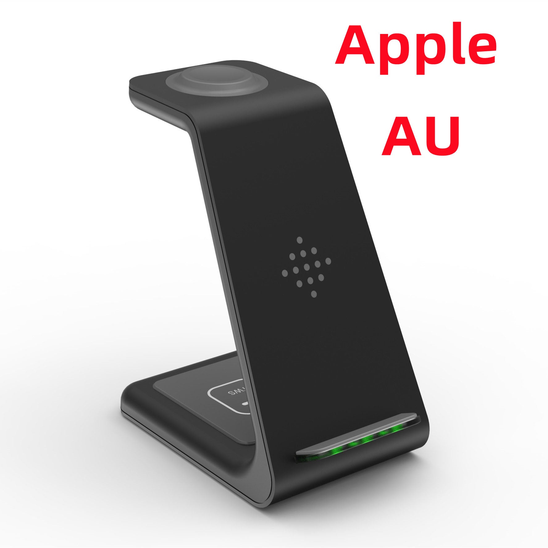 STORAZONE Electronics Black / Apple AUplug 3 In 1 Fast Charging Station Wireless Charger Stand Wireless Quick Charge Dock For Phone Holder