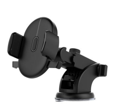 STORAZONE Electronics Black Car Phone Holder Long Rod Telescopic Car Dashboard Suction Cup Type