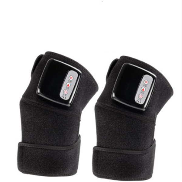 STORAZONE Electronics Black / Q 2PC / EU Electric Infrared Heating Knee Massager Wrap Elbow Joint Support Vibration Therapy Physiotherapy Machine Pain Relief Massageador
