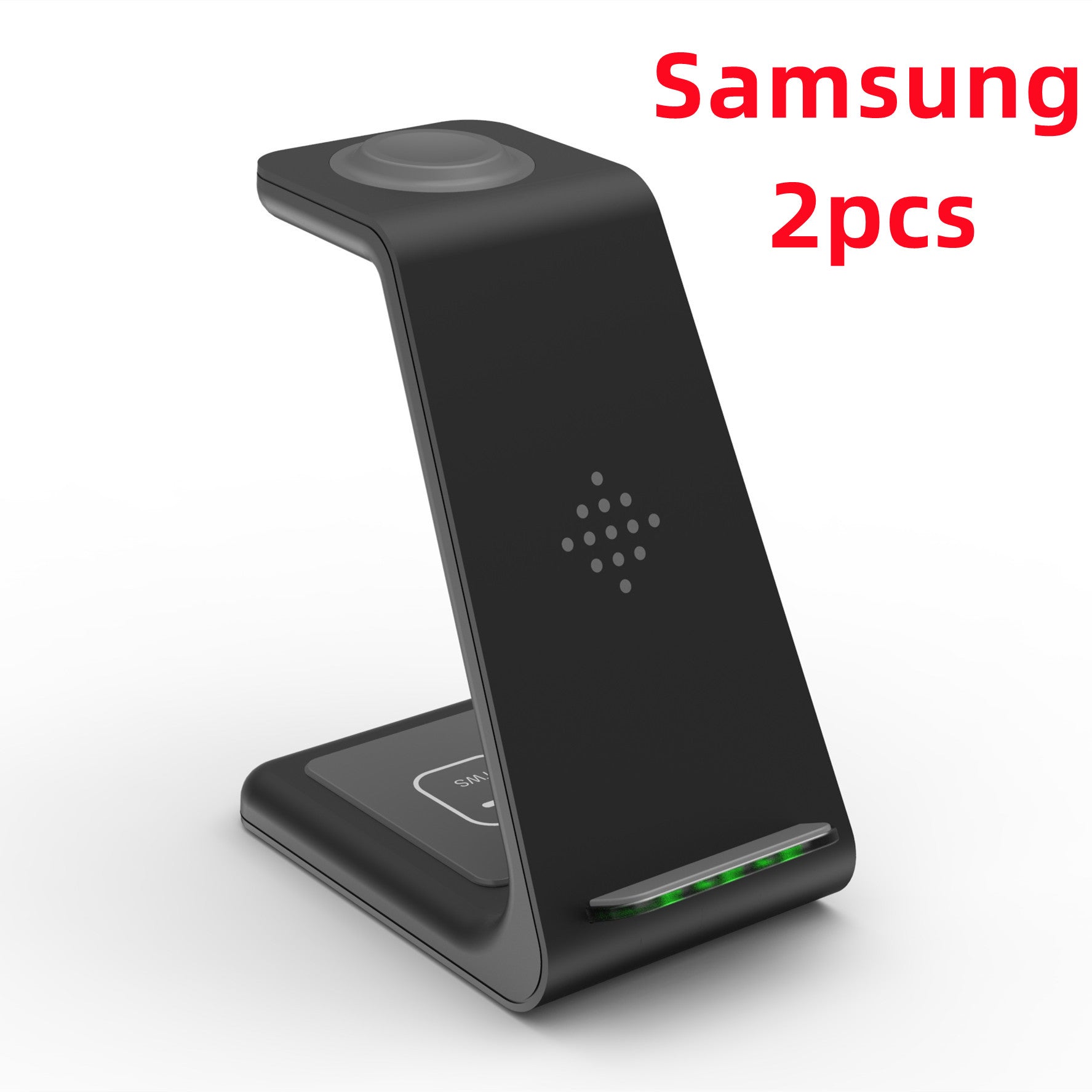 STORAZONE Electronics Black / Samsung2pc 3 In 1 Fast Charging Station Wireless Charger Stand Wireless Quick Charge Dock For Phone Holder