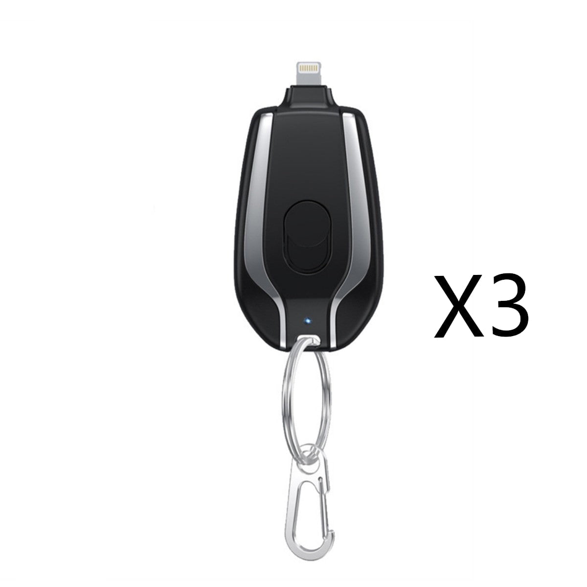 STORAZONE Electronics Bundle17 / Set 1500mAh Mini Power Emergency Pod Keychain Charger With Type-C Ultra-Compact Mini Battery Pack Fast Charging Backup Power Bank