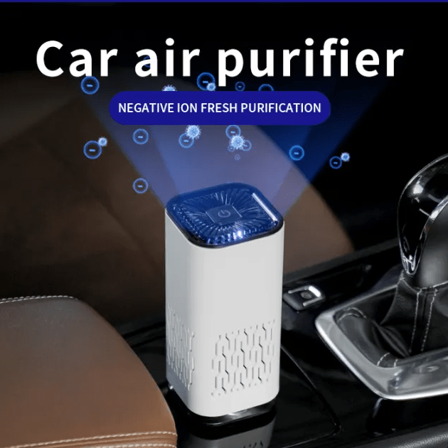 STORAZONE Electronics Car Air Purifier Portable Negative Ion Generator Remove Formaldehyde Dust Smoke Air Freshen Washer For Home Car